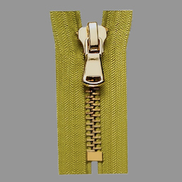 8#金屬拉鏈黃銅色閉尾